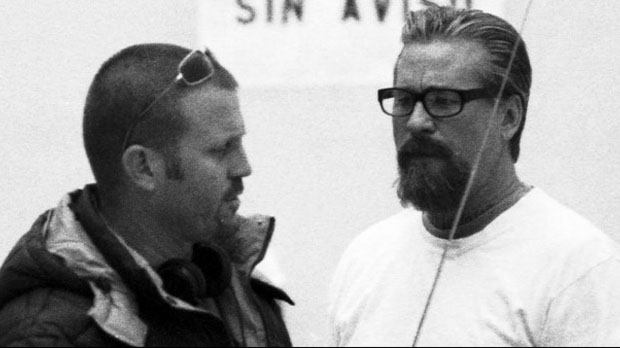 Ric Roman Waugh with Val Kilmer on the set of Felon