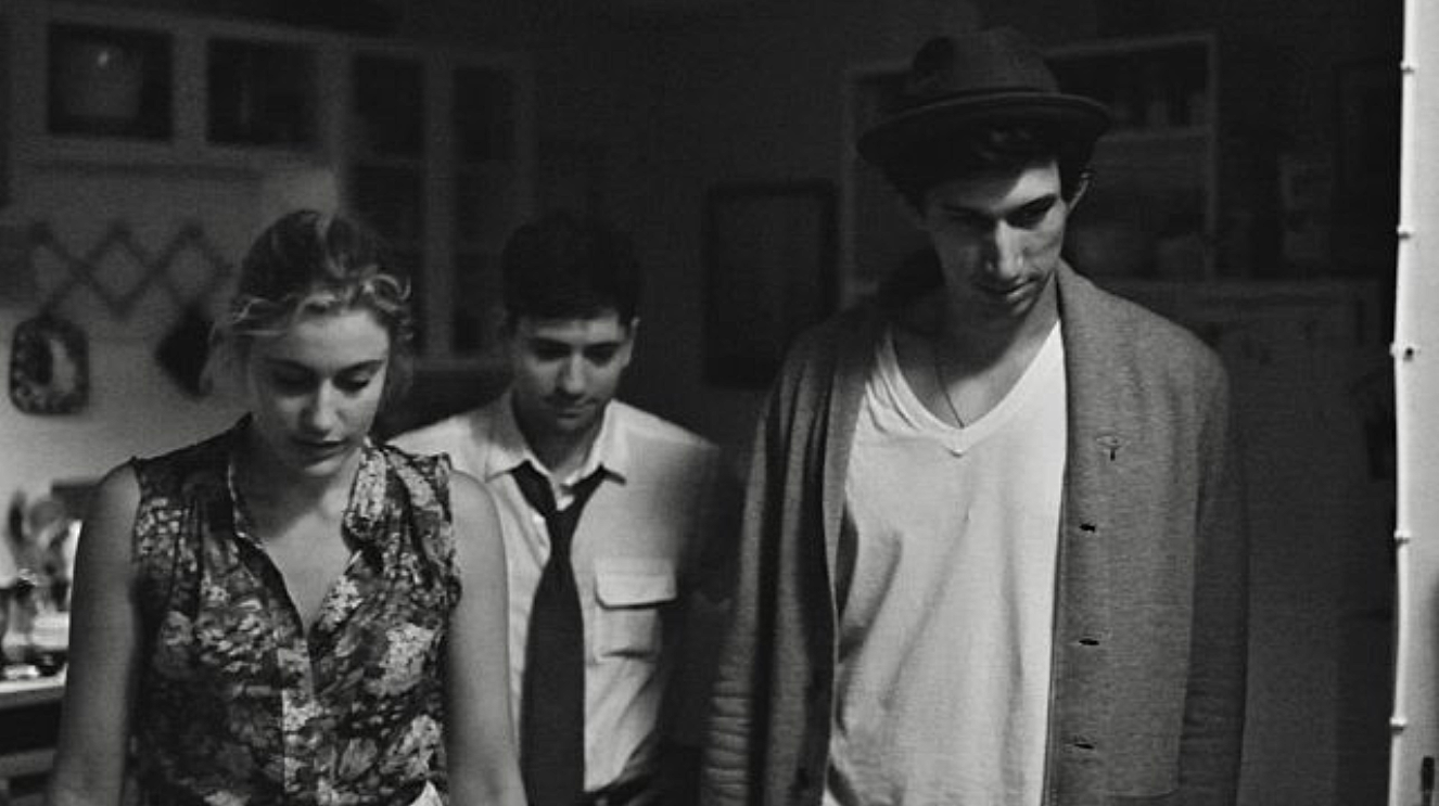 Greta Gerwig, Michael Zegen, and Adam Driver chastened in Noam Baumbach's delightful FRANCIS HA.