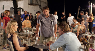 Linklater Director Richard Linklater with Julie Delpy and Ethan Hawke on the set of Before Midnight. (Photo courtesy of Sony Pictures Classics)