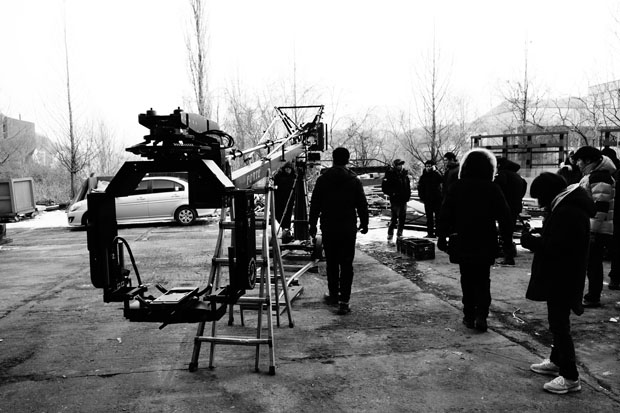 Filming a Screen X production