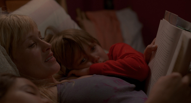 Lorelei Linklater, Patricia Arquette and Ellar Coltrane in Boyhood