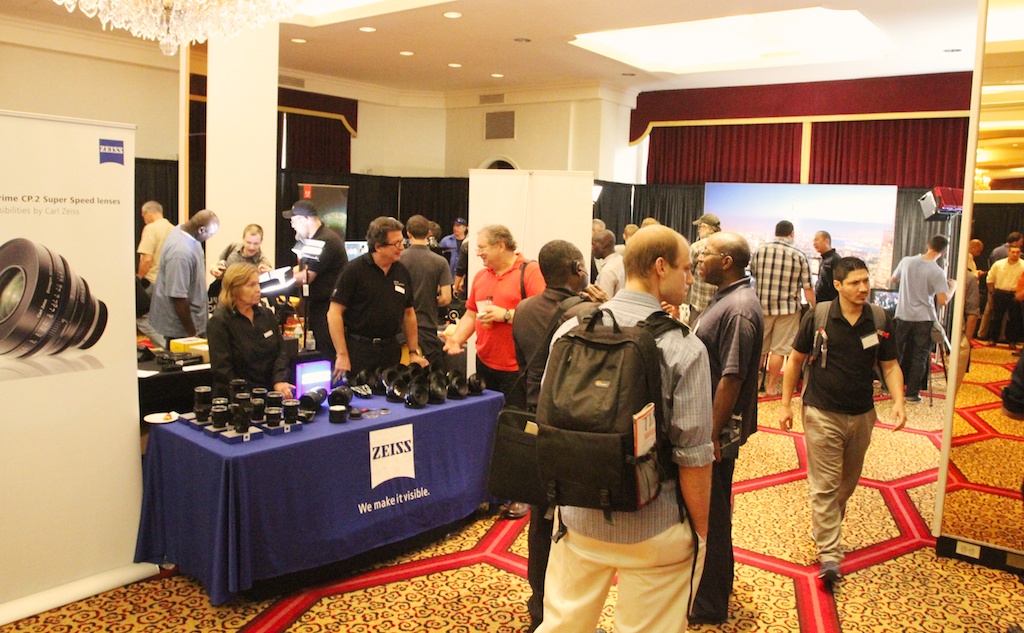 Build it cheap and they will come: Blackmagic Design's equipment expo.