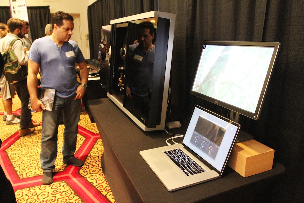 Blackmagic's new Cintel Film Scanner, introduced at NAB in April.
