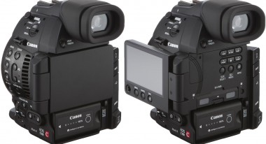Canon C100 OLED rear screen