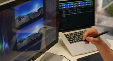 Editing 360-degree video | Courtesy Jaunt