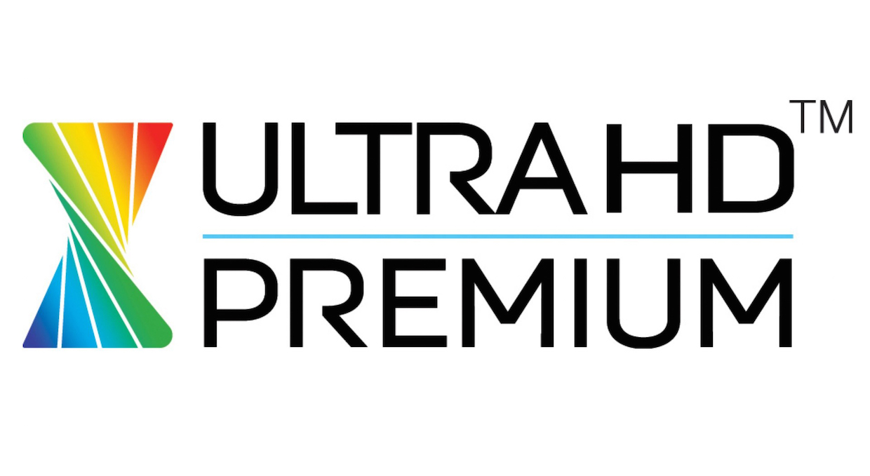 A new soon-to-be familiar logo this year, badging a set of TV standards adopted in January by Hollywood and the electronics industry. (Excepting Sony, which helped formulate the standards but will skip the logo). Specs include 3840 x 2160, Rec. 2020 input, minimum 10-bit color bit depth, minimum 90% DCI-P3 colors displayed, and perhaps most significantly, true HDR based on the new SMPTE 2084 HDR transfer function.