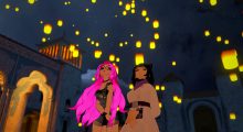 A still from We Met in Virtual Reality