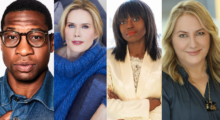 L-R: Jonathan Majors, Stephanie March, Dee Poku, Lisa Taback
