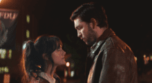 Emilia Jones and Nicholas Braun in Cat Person