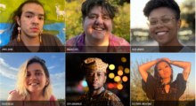 Headshots of the six fellows for the 2023 Sundance Institute Trans Possibilities Intensive
