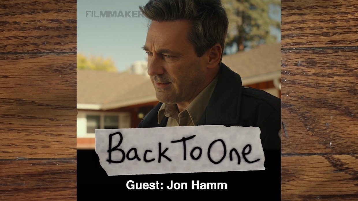 A still of actor Jon Hamm in Maggie Moore(s).
