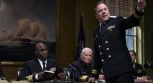 Lance Reddick and Kiefer Sutherland in The Caine Mutiny Court-Martial